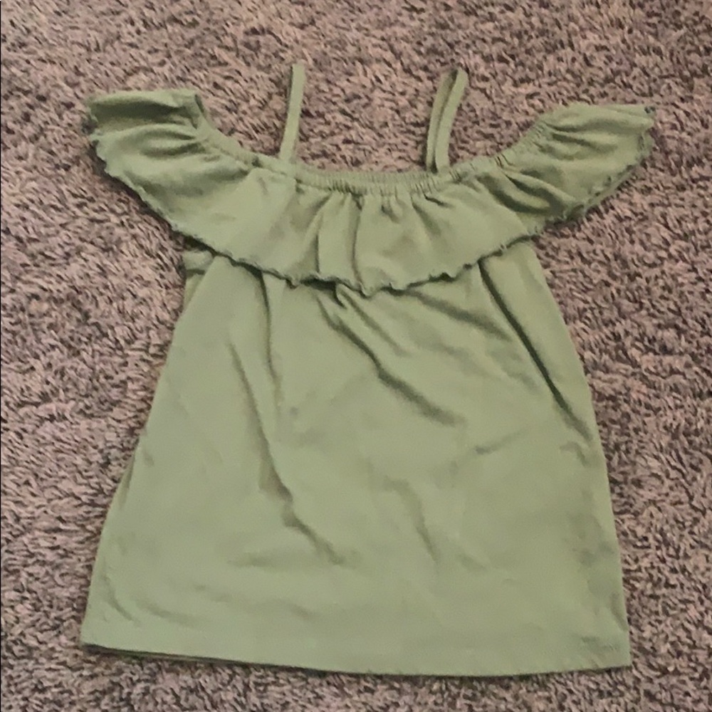 Girls cold shoulder top